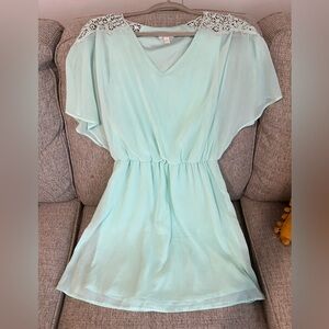 Charming Charlie Dress size S, seafoam green (mint) color